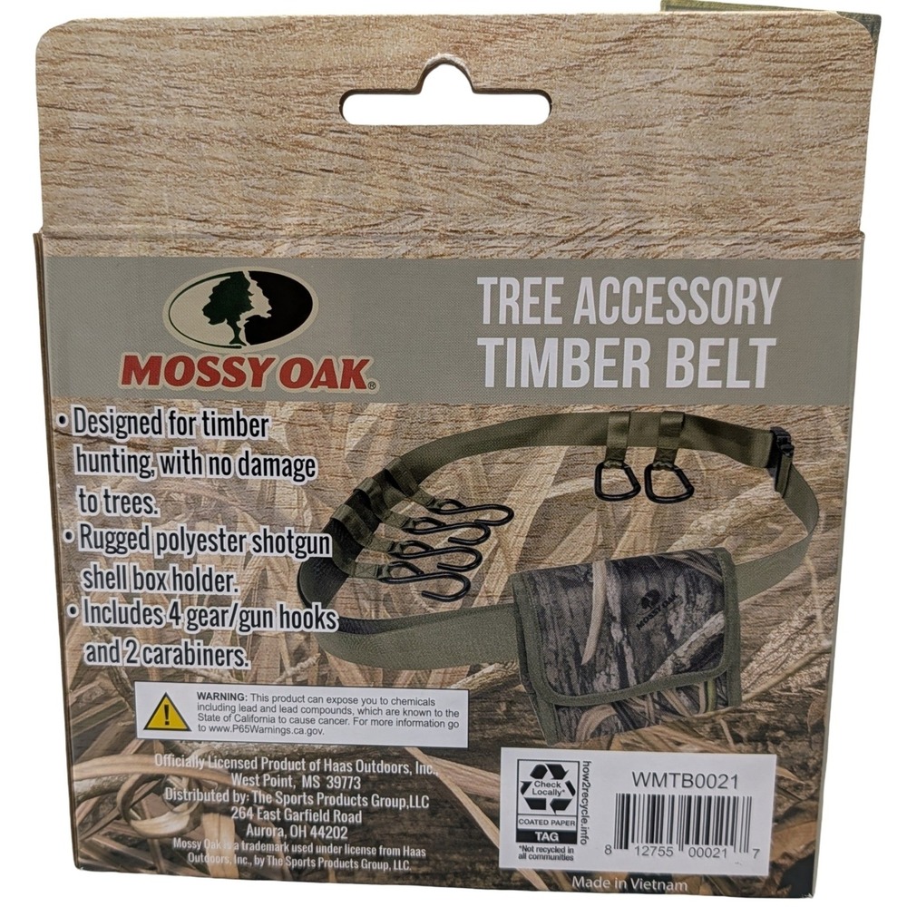 Mossy Oak Tree‎ Accessory Timber Belt Camo Hunting Archery Gun Utility Forrest